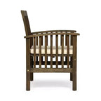 Christopher Knight Home Laussat Outdoor Acacia Wood 5 Piece Dining Set with Cushion