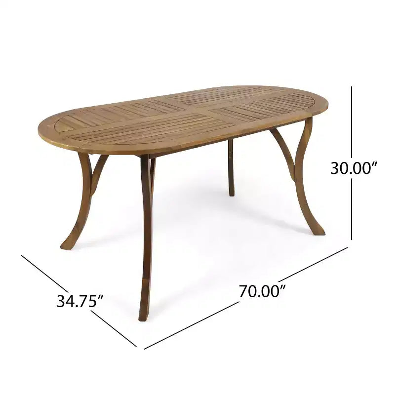 Christopher Knight Home Vermont Ensemble de salle à manger 7 pièces d'extérieur en bois d'acacia et osier avec coussins