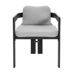 Ensemble de salle à manger d'extérieur Christopher Knight Home Pula 7 pièces en bois d'acacia et aluminium avec trou pour parasol et coussins