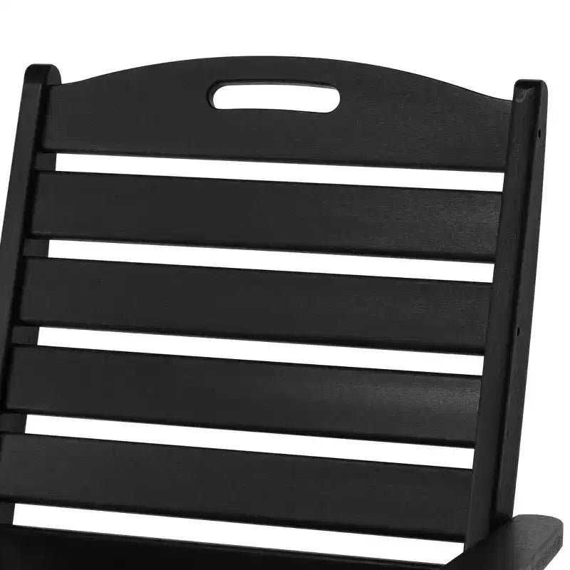 Ensemble de table à manger rectangulaire 7 pièces WestinTrends Malibu en PEHD avec chaises pliantes