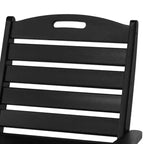Ensemble de table à manger rectangulaire 7 pièces WestinTrends Malibu en PEHD avec chaises pliantes