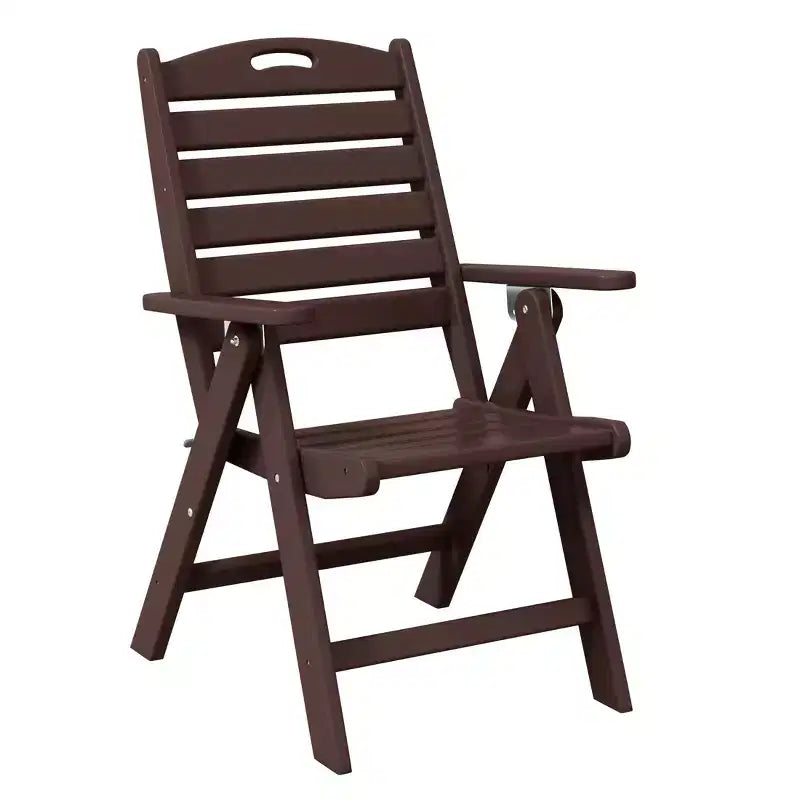 Ensemble de table à manger rectangulaire 7 pièces WestinTrends Malibu en PEHD avec chaises pliantes