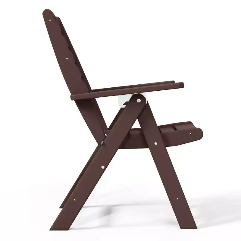 Ensemble de table à manger rectangulaire 7 pièces WestinTrends Malibu en PEHD avec chaises pliantes