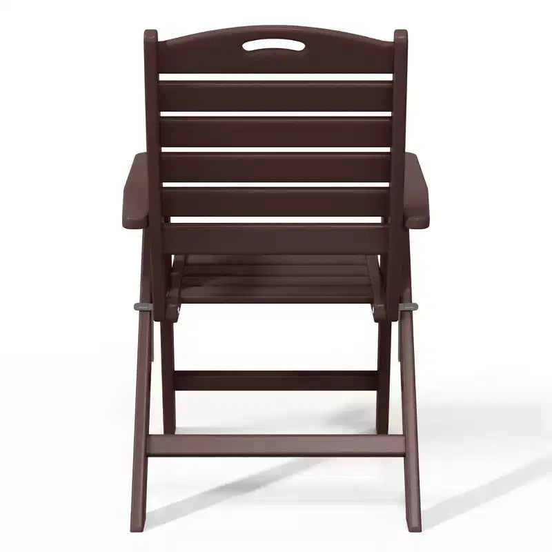 Ensemble de table à manger rectangulaire 7 pièces WestinTrends Malibu en PEHD avec chaises pliantes