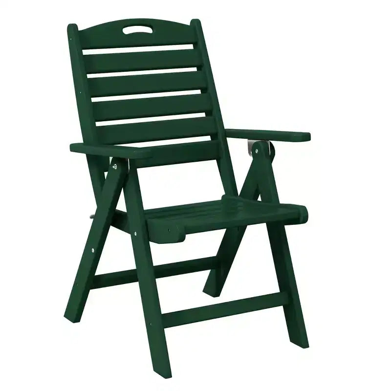 Ensemble de table à manger rectangulaire 7 pièces WestinTrends Malibu en PEHD avec chaises pliantes