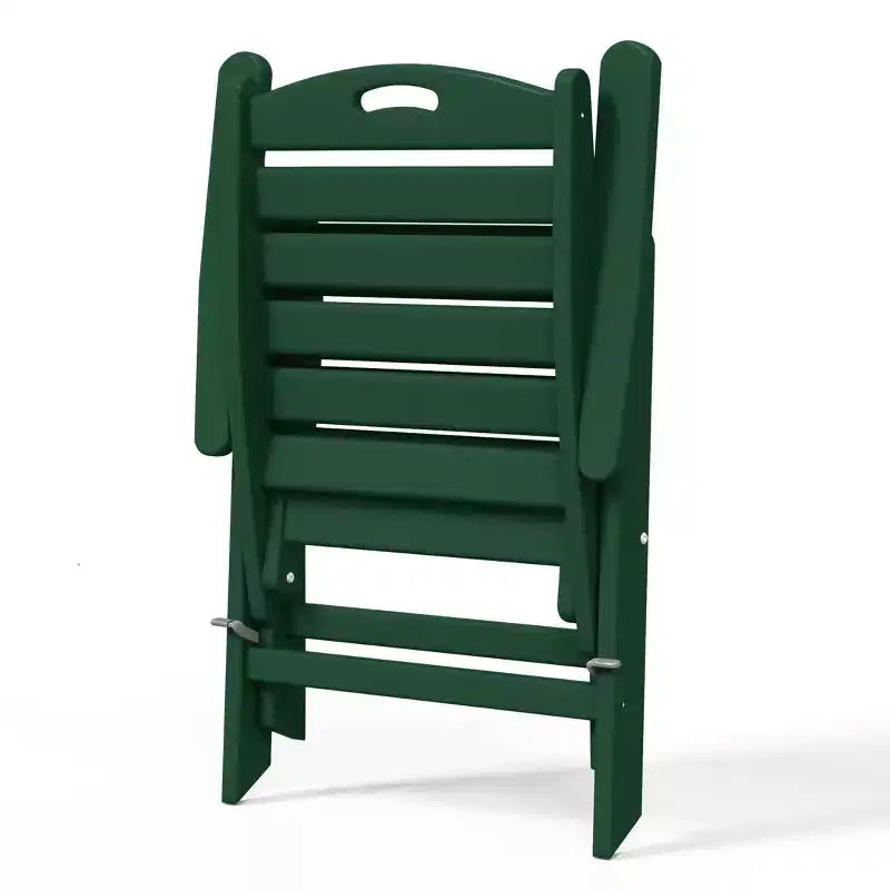Ensemble de table à manger rectangulaire 7 pièces WestinTrends Malibu en PEHD avec chaises pliantes