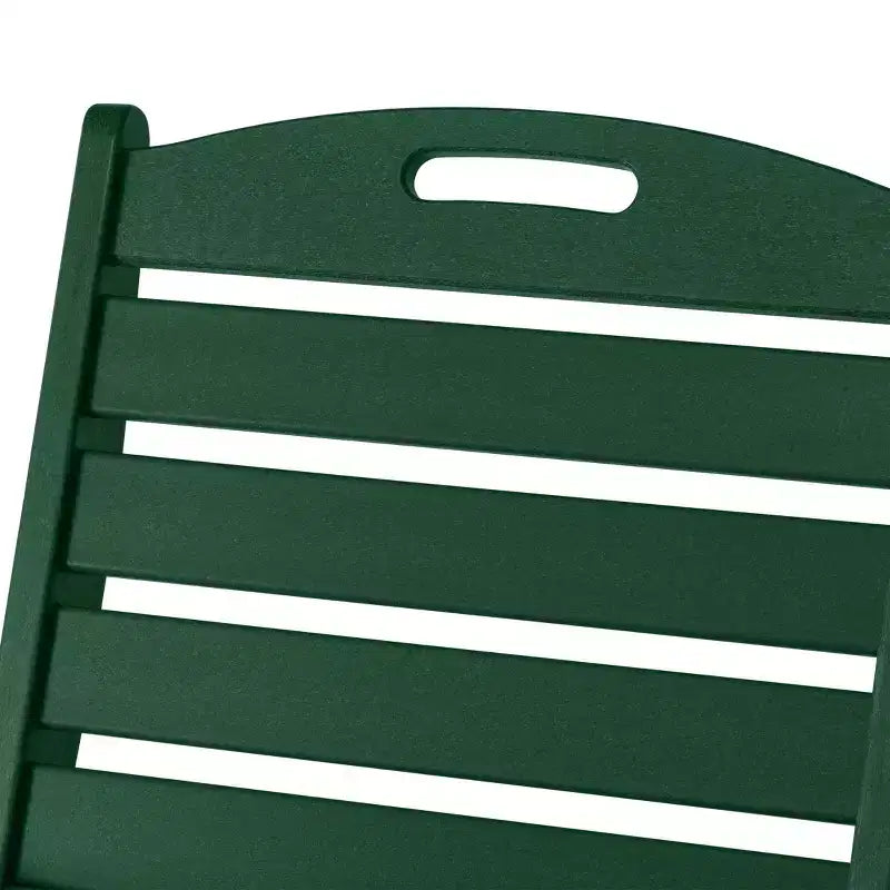 Ensemble de table à manger rectangulaire 7 pièces WestinTrends Malibu en PEHD avec chaises pliantes