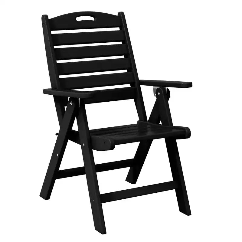 Ensemble de table à manger rectangulaire 7 pièces WestinTrends Malibu en PEHD avec chaises pliantes