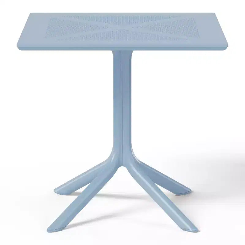 Ensemble de salle à manger d'extérieur carré moderne 5 pièces WestinTrends Playa avec chaises de salle à manger empilables