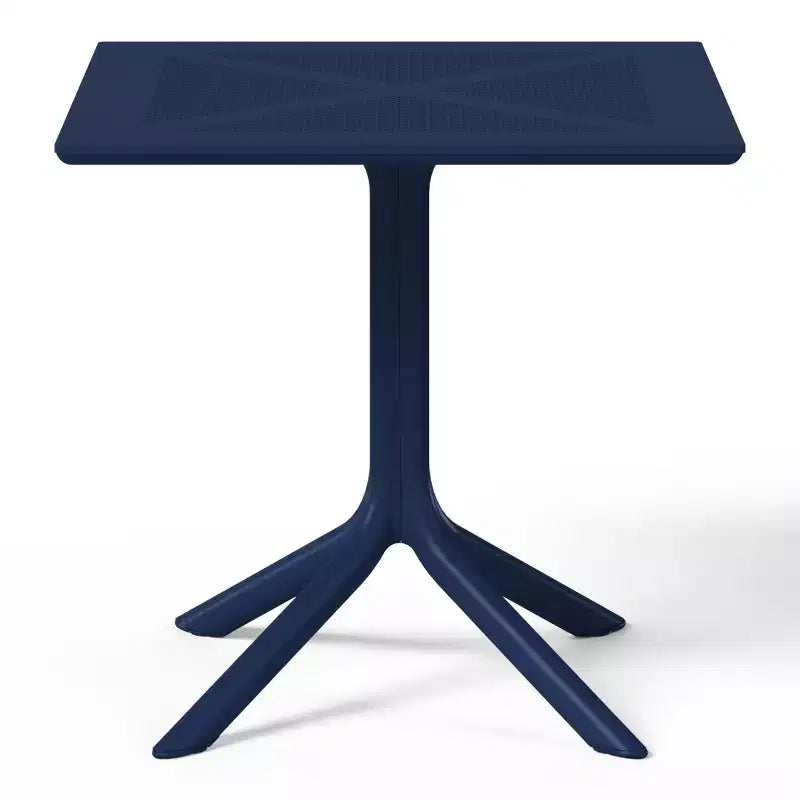 Ensemble de salle à manger d'extérieur carré moderne 5 pièces WestinTrends Playa avec chaises de salle à manger empilables