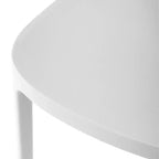 Ensemble table de salle à manger d'extérieur WestinTrends Playa Modern 5 pièces en résine avec chaises empilables
