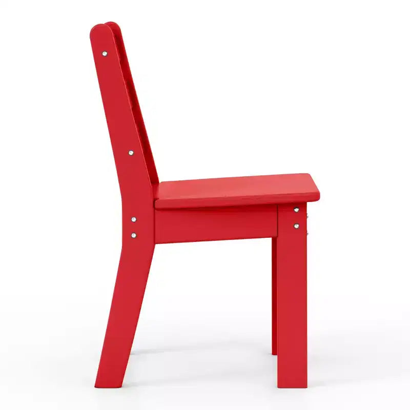 Ensemble de table et chaises de salle à manger 5 pièces en PEHD pour enfants WestinTrends Treehouse