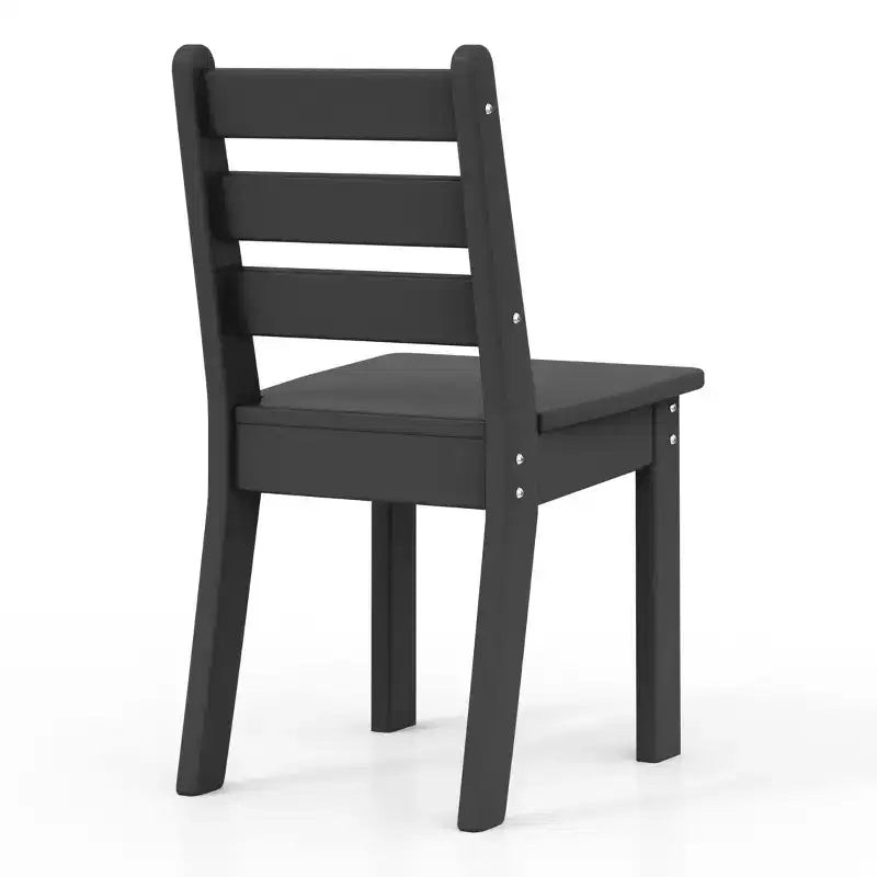 Ensemble de table et chaises de salle à manger 5 pièces en PEHD pour enfants WestinTrends Treehouse
