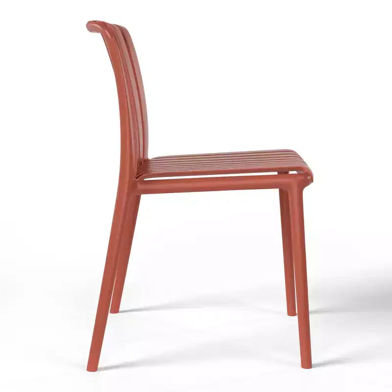 Ensemble de salle à manger d'extérieur 7 pièces Playa WestinTrends avec chaises de patio empilables