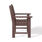 Ensemble de salle à manger WestinTrends Malibu 5 pièces avec chaises et table ronde en PEHD pour patio extérieur