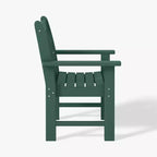 Ensemble de salle à manger WestinTrends Malibu 5 pièces avec chaises et table ronde en PEHD pour patio extérieur