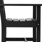 WestinTrends Ashore 6-Piece Outdoor HDPE Patio Dining Table Set with Bench