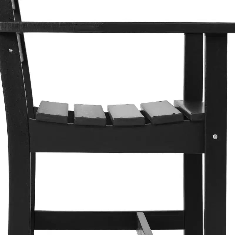 WestinTrends Ashore 6-Piece Outdoor HDPE Patio Dining Table Set with Bench