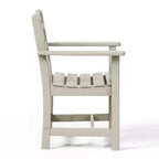 WestinTrends Ashore 6-Piece Outdoor HDPE Patio Dining Table Set with Bench