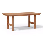 WestinTrends Ashore 6-Piece Outdoor HDPE Patio Dining Table Set with Bench