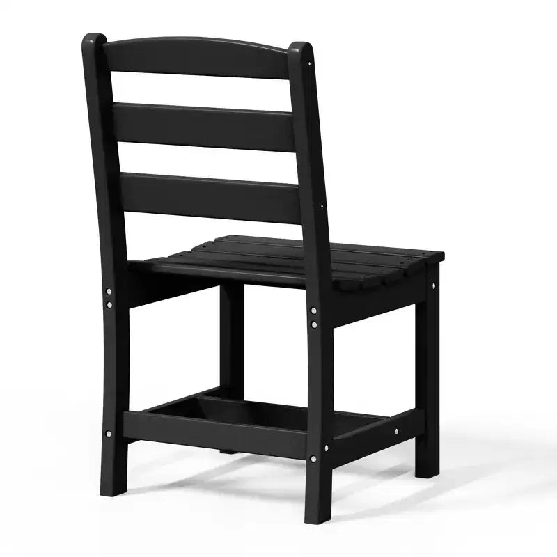 Ensemble de salle à manger d'extérieur rectangulaire 7 pièces WestinTrends Ashore en PEHD avec chaises d'appoint