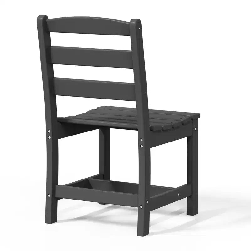 Ensemble de salle à manger d'extérieur rectangulaire 7 pièces WestinTrends Ashore en PEHD avec chaises d'appoint