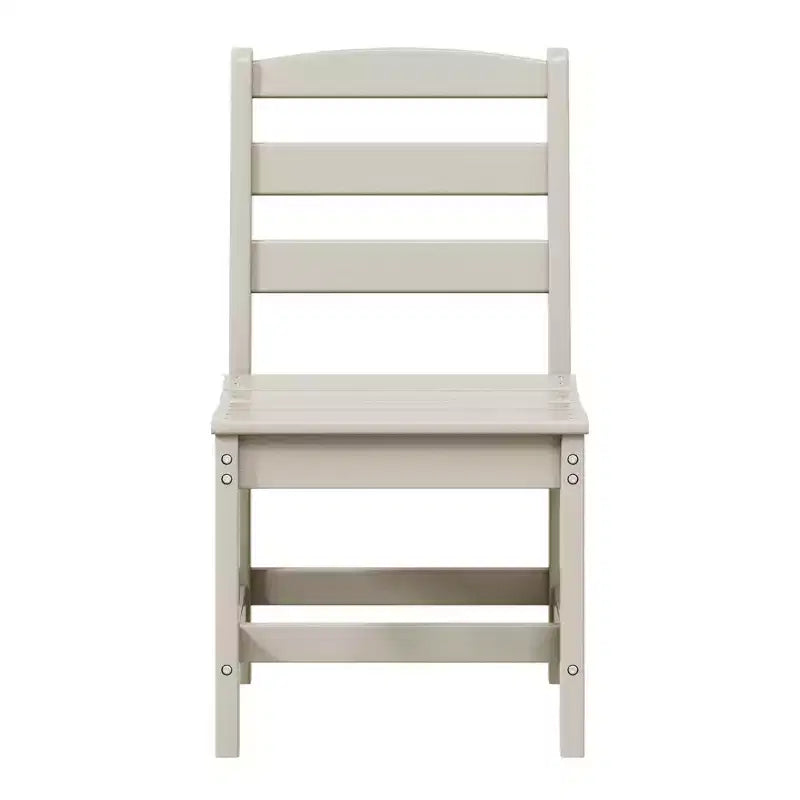 Ensemble de salle à manger d'extérieur rectangulaire 7 pièces WestinTrends Ashore en PEHD avec chaises d'appoint