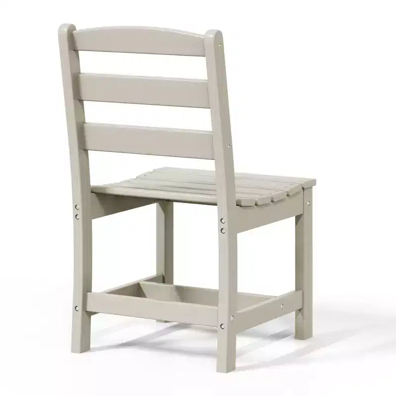 Ensemble de salle à manger d'extérieur rectangulaire 7 pièces WestinTrends Ashore en PEHD avec chaises d'appoint