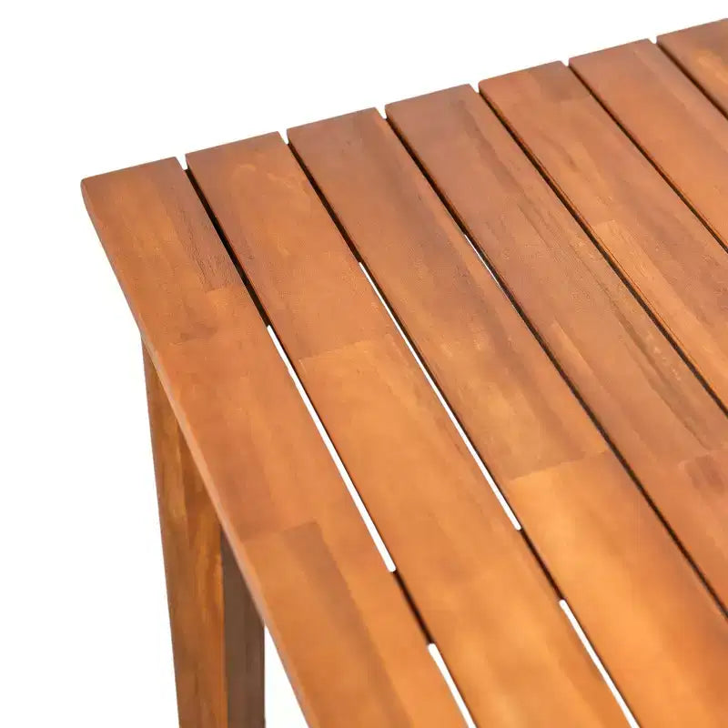 Christopher Knight Home Tensas, ensemble de salle à manger d'extérieur 5 pièces en bois d'acacia avec coussins