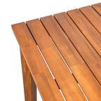 Christopher Knight Home Tensas, ensemble de salle à manger d'extérieur 5 pièces en bois d'acacia avec coussins