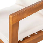 Christopher Knight Home Tensas, ensemble de salle à manger d'extérieur 5 pièces en bois d'acacia avec coussins
