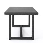 Christopher Knight Home Harlowe Outdoor Wicker 7 Piece Dining Set with Cushion