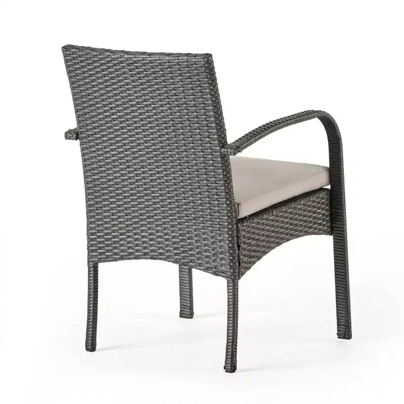 Christopher Knight Home Harlowe Outdoor Wicker 7 Piece Dining Set with Cushion