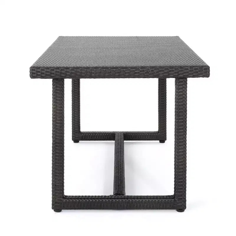 Christopher Knight Home Harlowe Outdoor Wicker 7 Piece Dining Set with Cushion