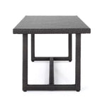 Christopher Knight Home Harlowe Outdoor Wicker 7 Piece Dining Set with Cushion