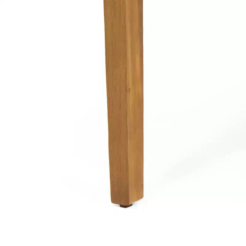 Ensemble de salle à manger d'extérieur rustique en bois d'acacia 9 pièces Balfour de Christopher Knight Home