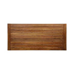 Ensemble de salle à manger d'extérieur rustique en bois d'acacia 9 pièces Balfour de Christopher Knight Home