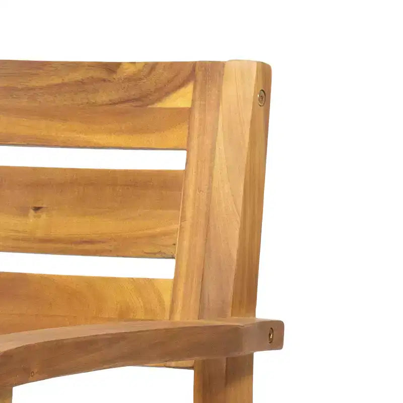 Ensemble de salle à manger d'extérieur rustique en bois d'acacia 9 pièces Balfour de Christopher Knight Home