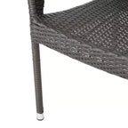 Christopher Knight Home Fletcher Outdoor Acacia Wood and Wicker 6 Piece Dining Set