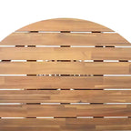 Christopher Knight Home Sivir Ensemble de salle à manger d'extérieur moderne de 5 pièces en bois d'acacia avec coussins