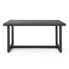 Christopher Knight Home Santa Rosa Outdoor Wicker and Aluminum 8 Piece Sofa Dining Set
