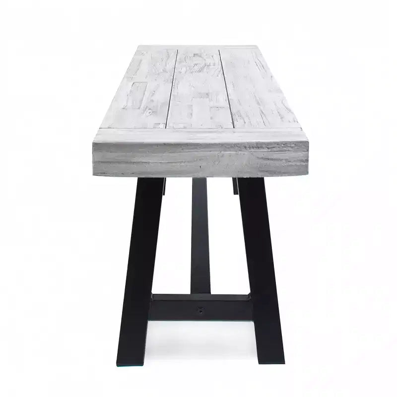 Ensemble de salle à manger 6 pièces Christopher Knight Home Luster en bois d'acacia et osier avec banc