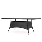 Christopher Knight Home Truda – Salle à manger d'extérieur 7 pièces avec table en rotin de 175 cm et chaises empilables
