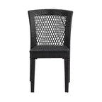 Christopher Knight Home Truda – Salle à manger d'extérieur 7 pièces avec table en rotin de 175 cm et chaises empilables