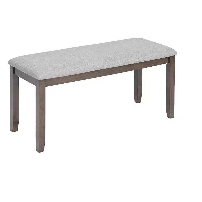 Ensemble de salle à manger MAYEERTY 7 pièces – Table rectangulaire en bois et 6 chaises rembourrées pour les réunions de famille