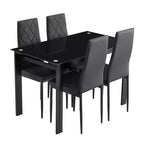Ensemble de salle à manger MAYEERTY 7 pièces – Table rectangulaire en bois et 6 chaises rembourrées pour les réunions de famille