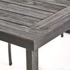 Ensemble de salle à manger 7 pièces Christopher Knight Home Garner d'extérieur en bois d'acacia et osier avec coussins