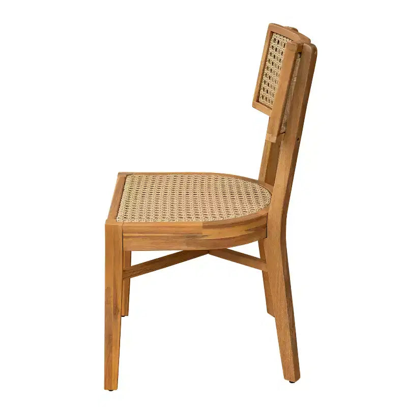 Christopher Knight Home Skirk Ensemble de salle à manger d'extérieur 7 pièces en bois d'acacia rustique avec table à lattes