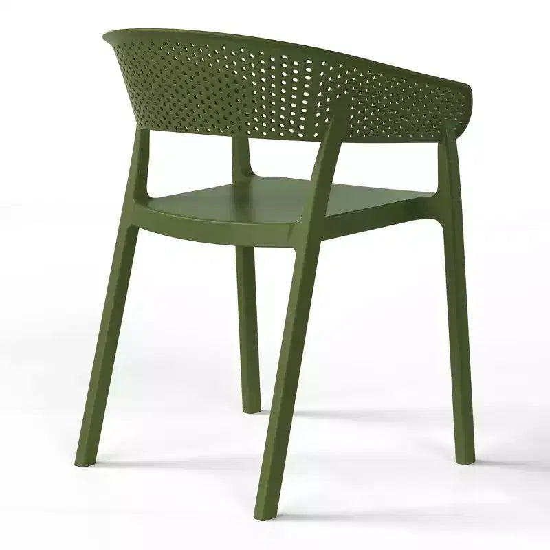 Ensemble de salle à manger d'extérieur en métal 5 pièces WestinTrends Playa avec chaises empilables