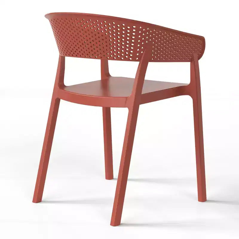 Ensemble de salle à manger d'extérieur en métal 5 pièces WestinTrends Playa avec chaises empilables